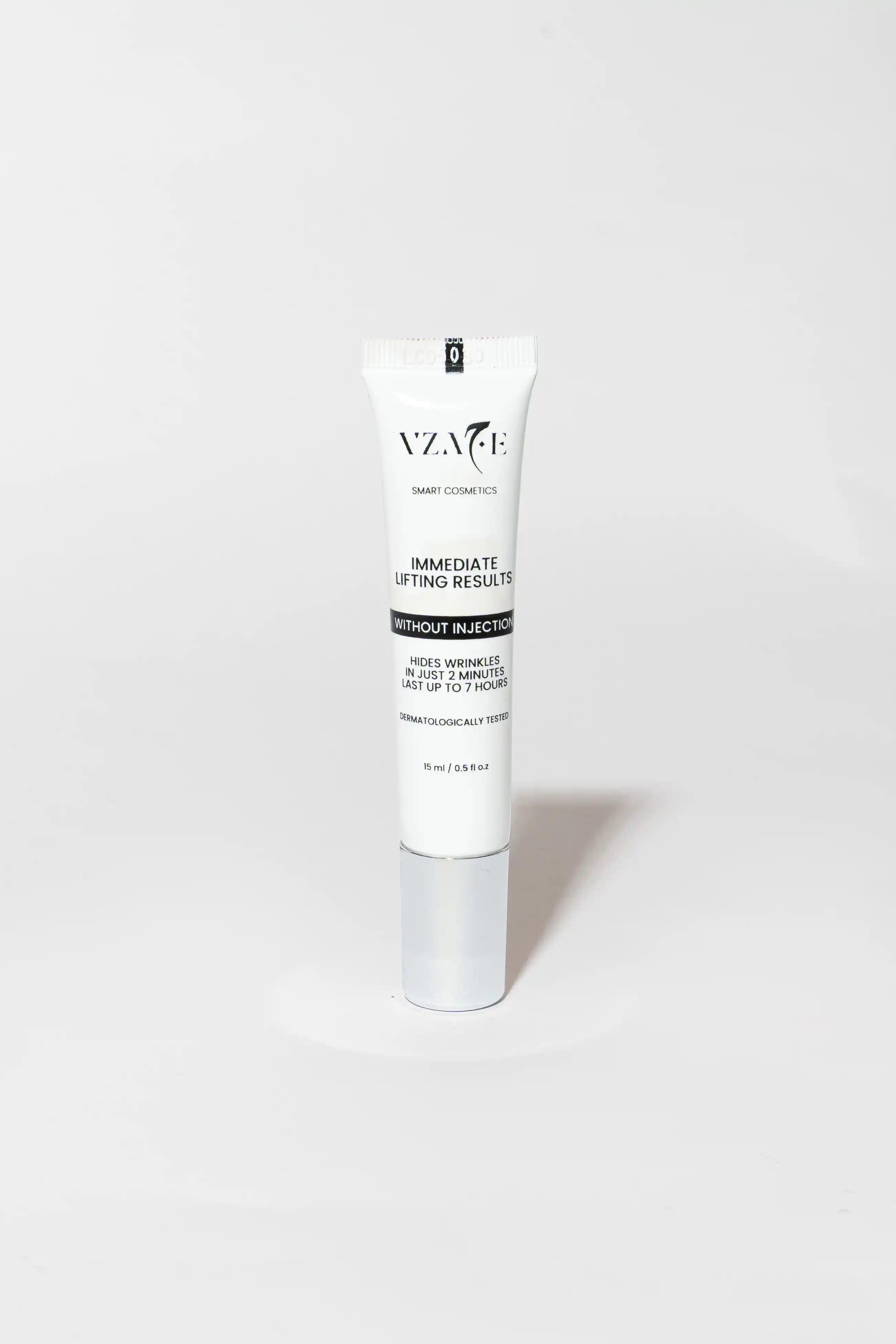 VZACE skincare product on a white background